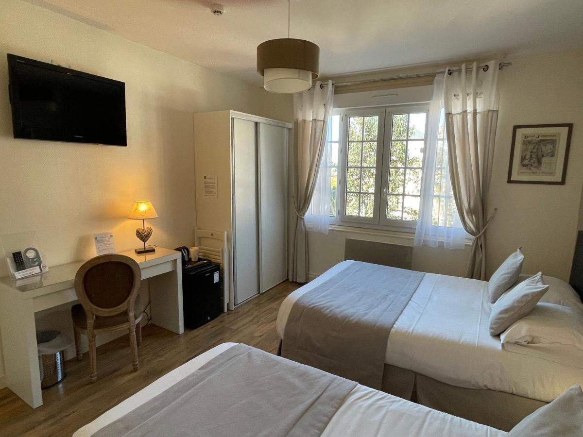 Hotel De La Plage Houlgate Bagian luar foto